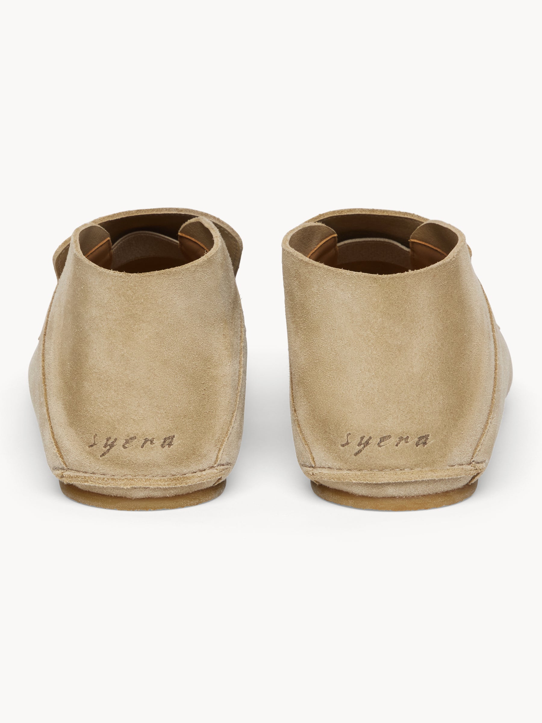 Moccasin Loafer Italian Suede Leather Sand