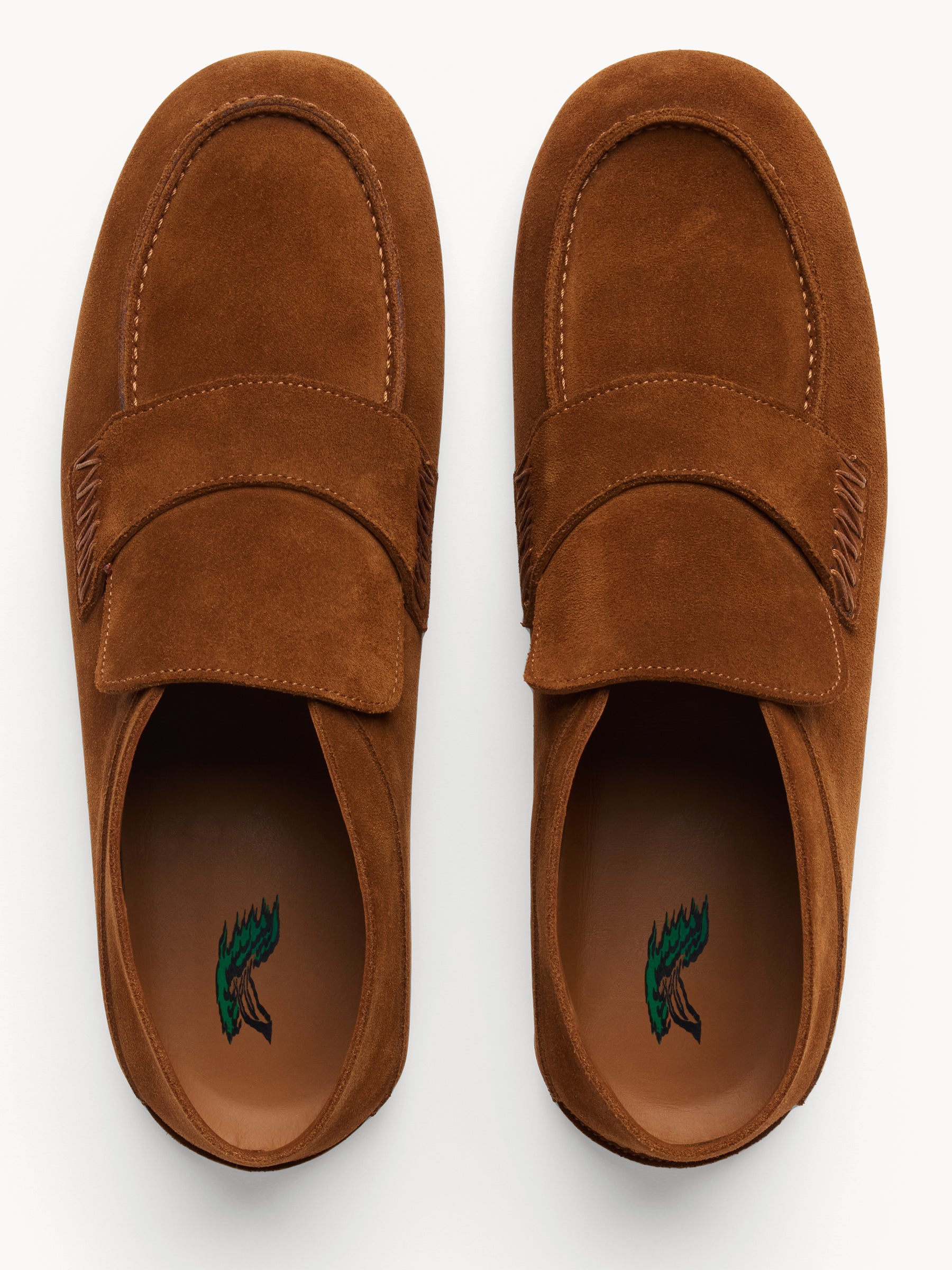 Moccasin Loafer Italian Suede Brown