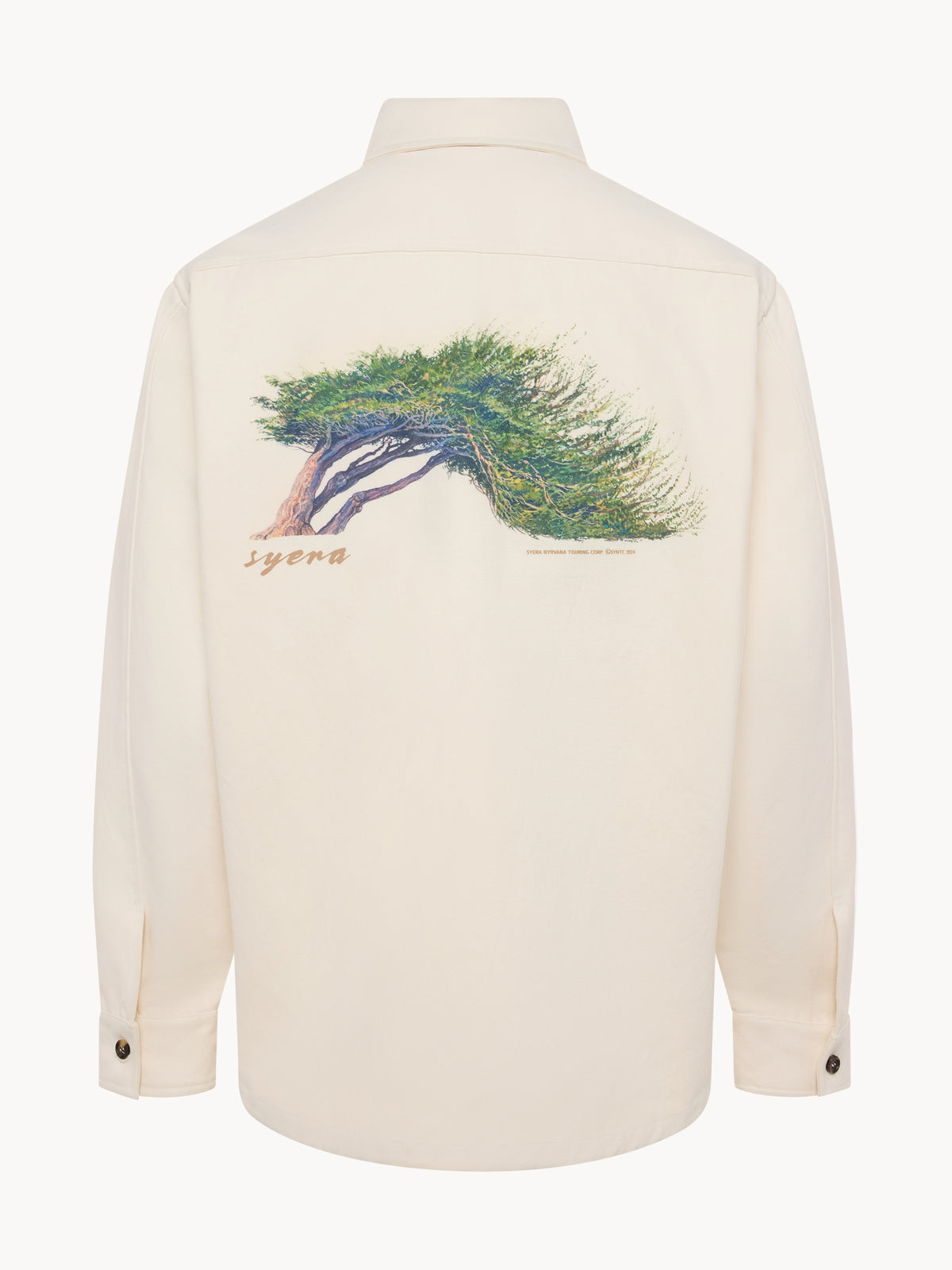 Touring Overshirt Italian Twill Syera Cypress Ecru