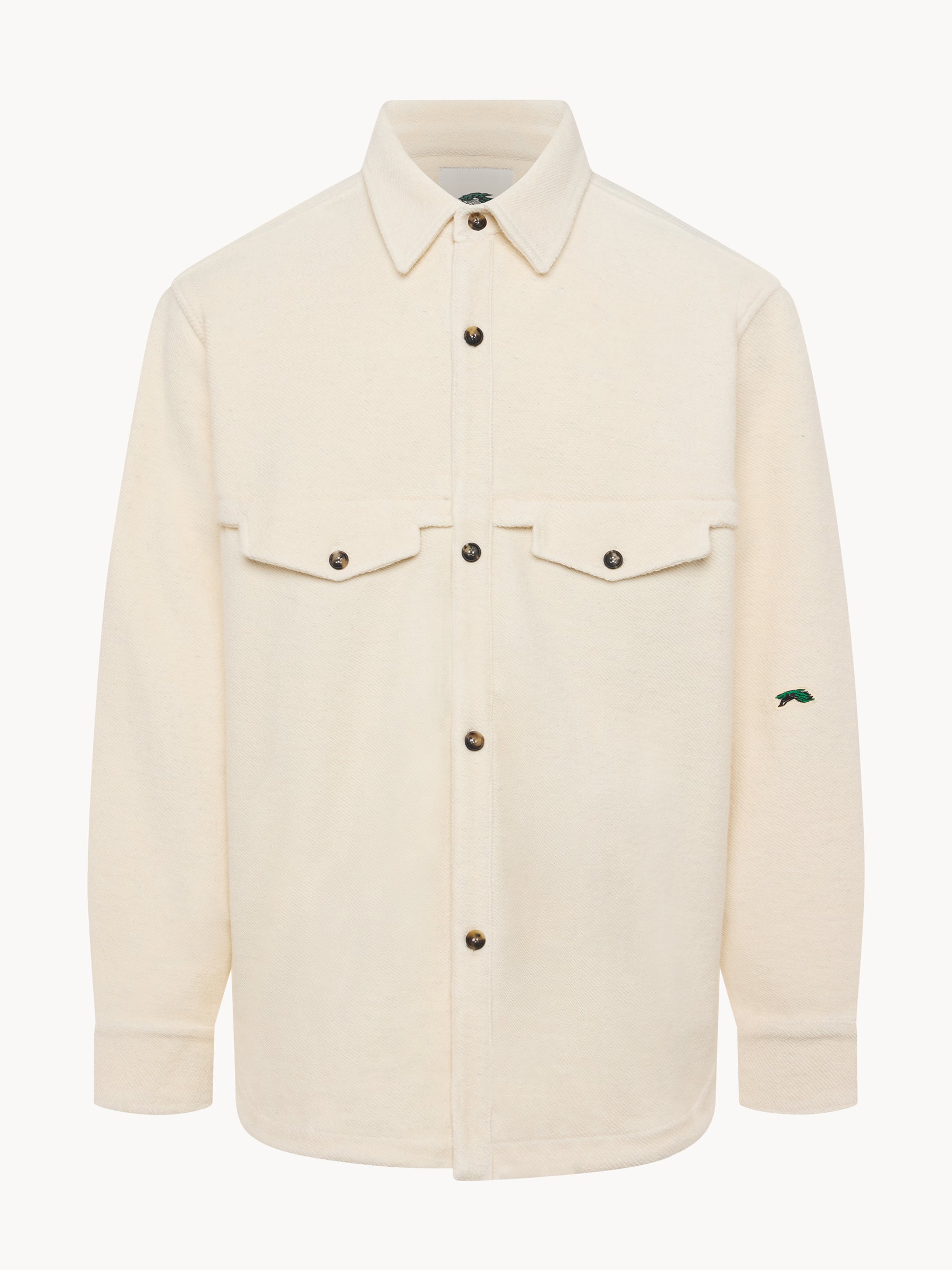 Touring Overshirt Italian Reverse Fleece Oatmeal