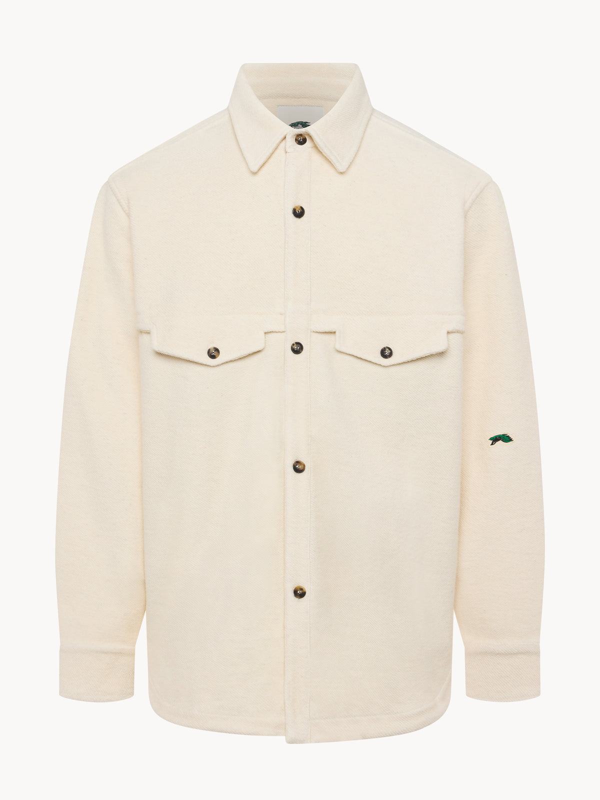 Touring Overshirt Italian Reverse Fleece Oatmeal