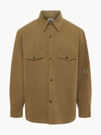Touring Overshirt Japanese Herringbone Taupe