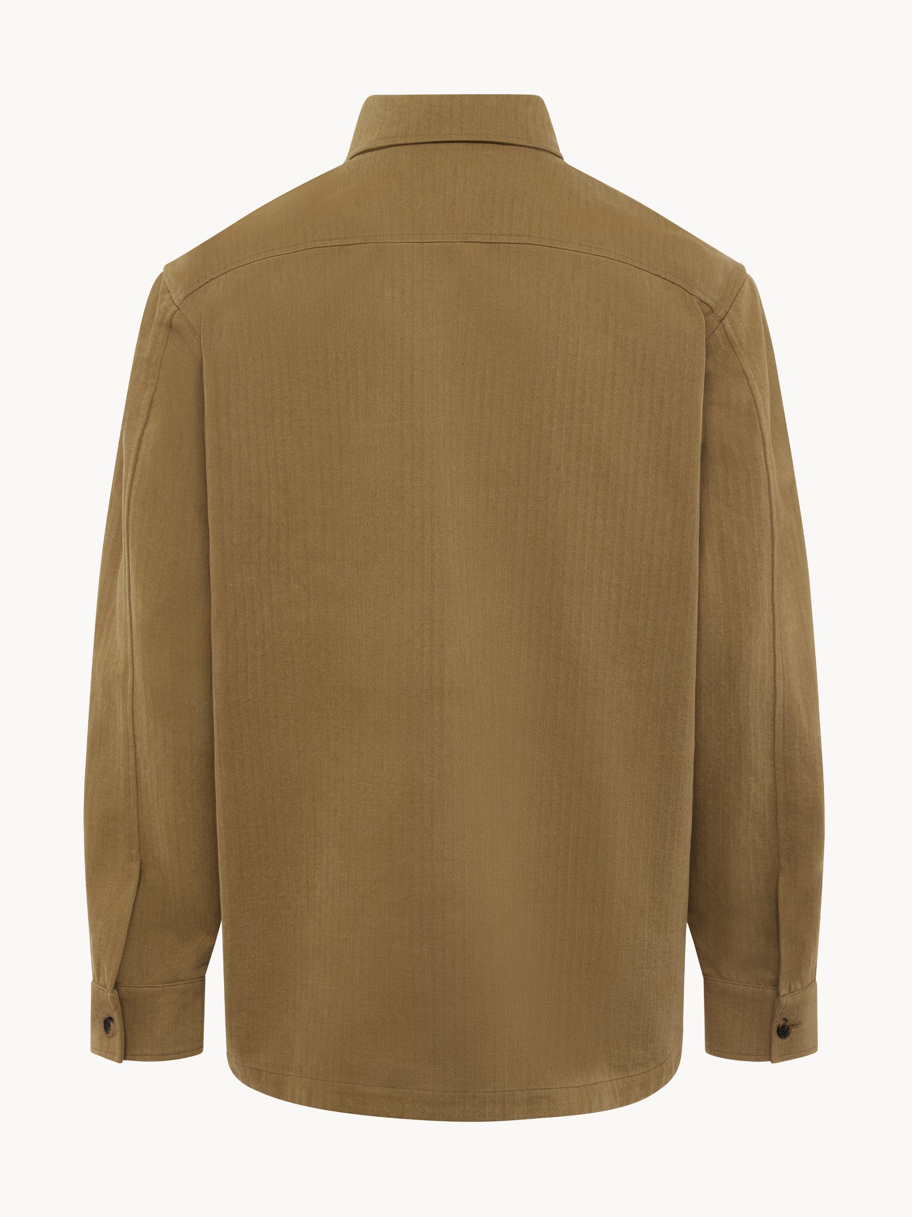 Touring Overshirt Japanese Herringbone Taupe