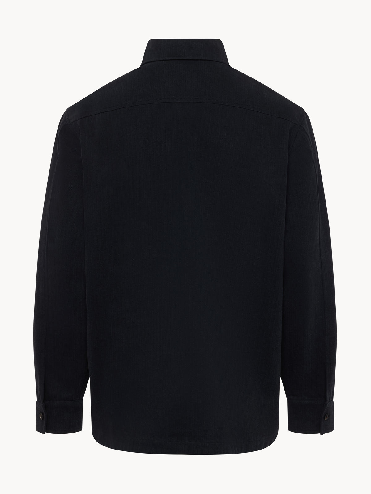 Touring Overshirt Italian Reverse Fleece Black