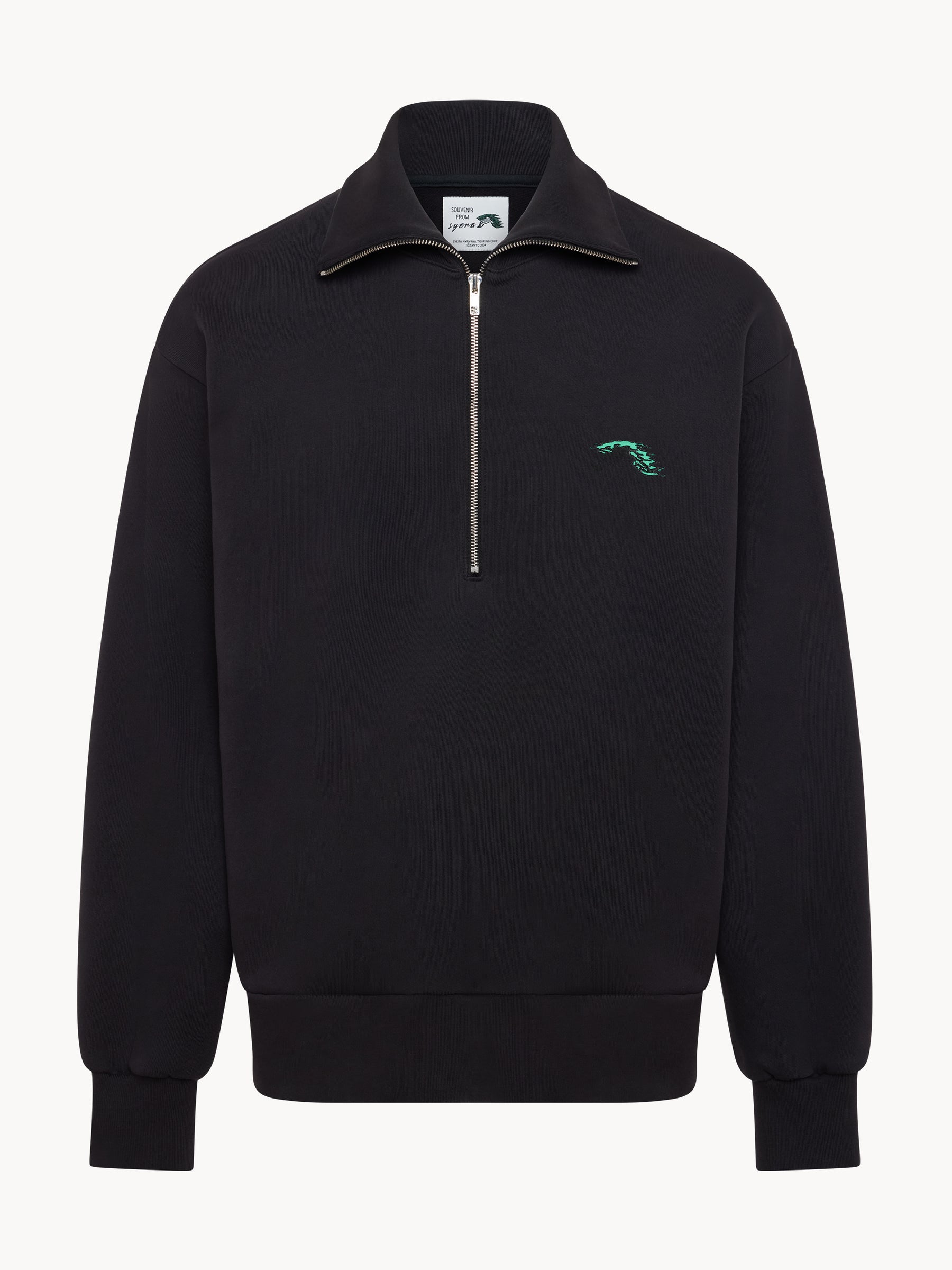 Syera 3/4 Zip Sweater Vintage Black