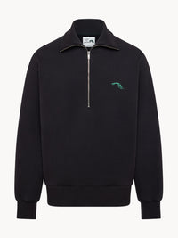 Syera 3/4 Zip Sweater Vintage Black