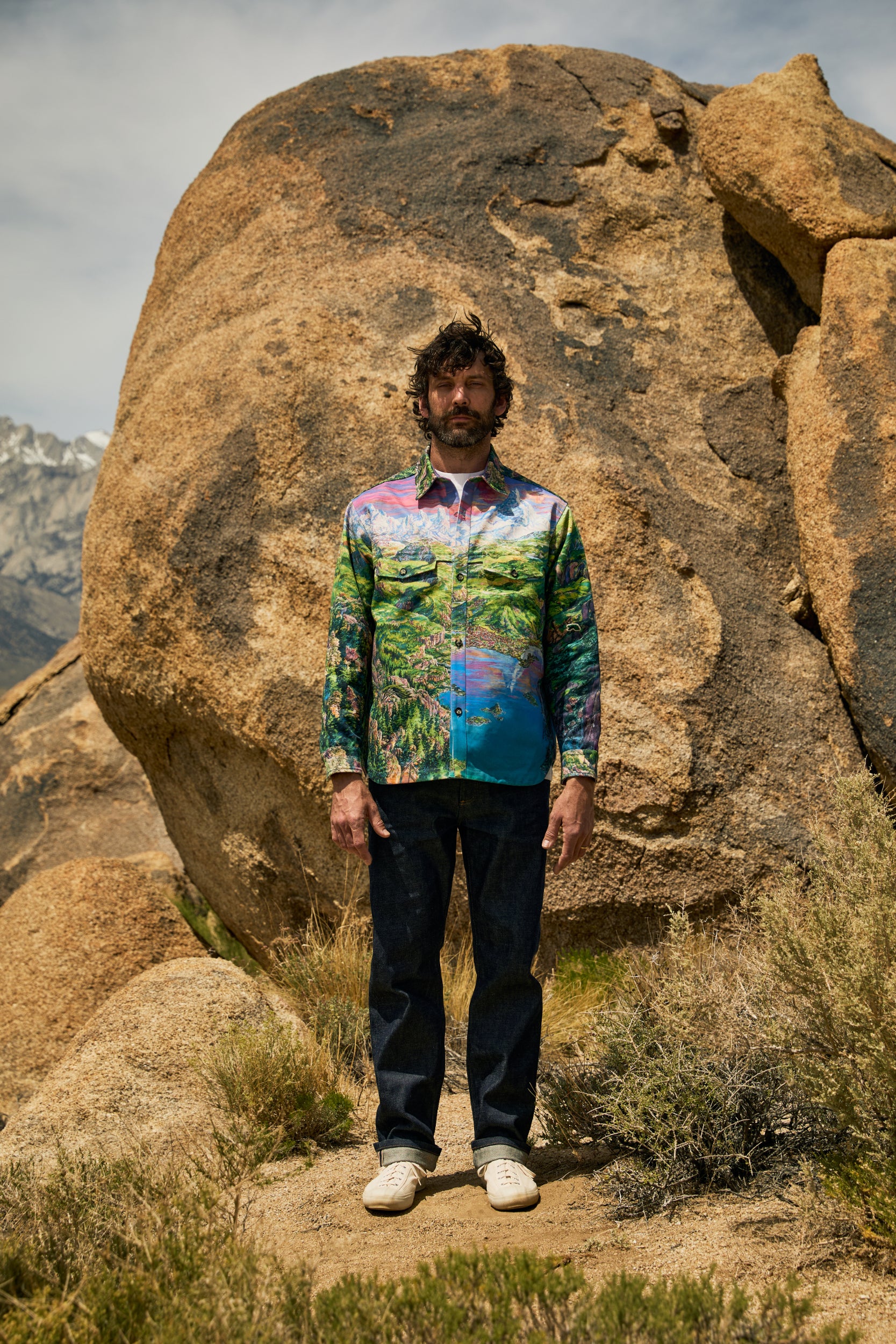 Touring Overshirt Syera Region Allover Print